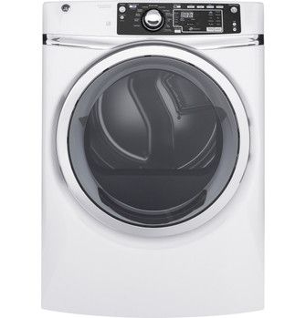 Photo 1 of GE® 8.3 cu. ft. Capacity Front Load Gas ENERGY STAR® Dryer with Steam
Model #:GFD48GSSKWW - sealed