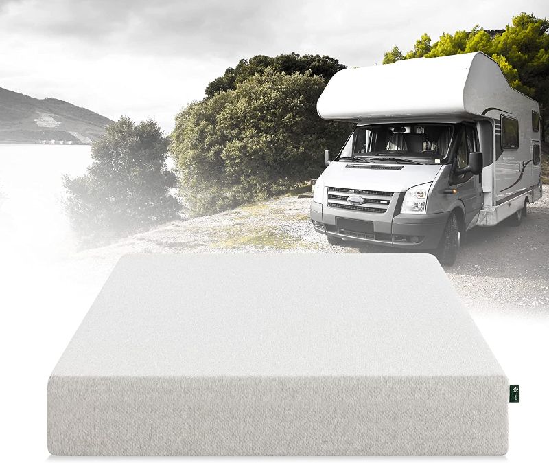 Photo 1 of ZINUS 10 Inch Ultima Memory Foam Mattress / Short Queen Size for RVs, Campers & Trailers / Mattress-in-a-Box White
