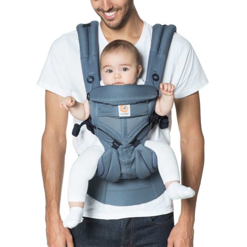 Photo 1 of Ergobaby Omni 360 Cool Air Mesh All Position Breatheable Baby Carrier with Lumbar Support - 7-45lb
