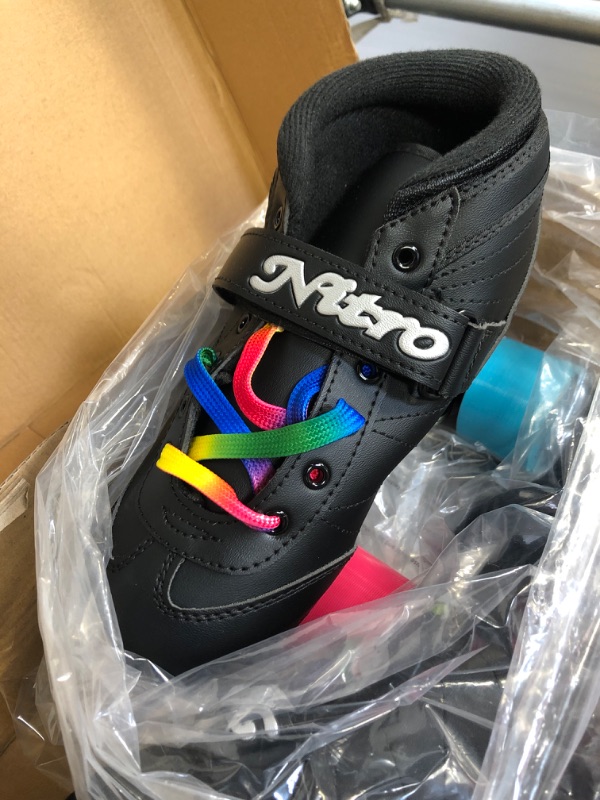 Photo 1 of Epic Super Nitro Rainbow Quad Roller Skates SIZE 4 
