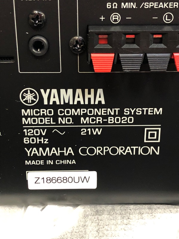 Photo 8 of Yamaha Mcr-b020bl Micro Component System
