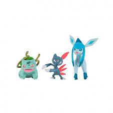 Photo 1 of Pokemon Battle Figure Set: Bulbasaur Sneasel & Glaceon
