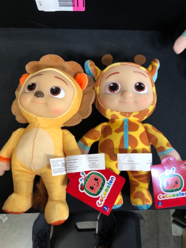 Photo 1 of COCOMELON PLUSH DOLL SOFT TOY 2PK 