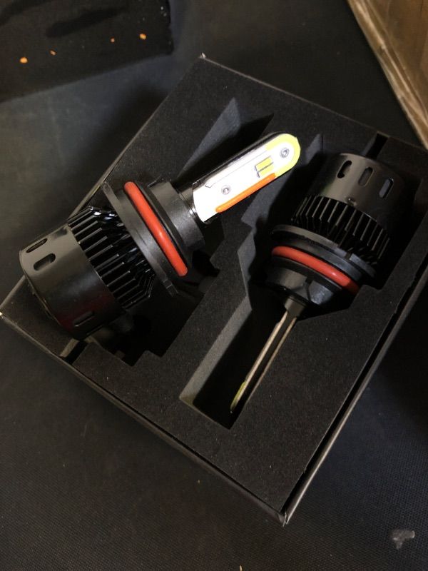 Photo 1 of (2pcs/set) 9007 LED Light Bulbs B5-RGB Series Mobile APP Control 15000LM
