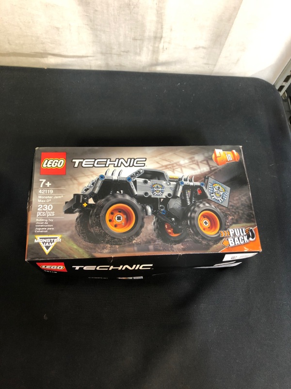 Photo 2 of LEGO Technic Monster Jam Max-D 42119 Model Building Kit for Boys and Girls Who Love Monster Truck Toys, New 2021 (230 Pieces),Multicolor
