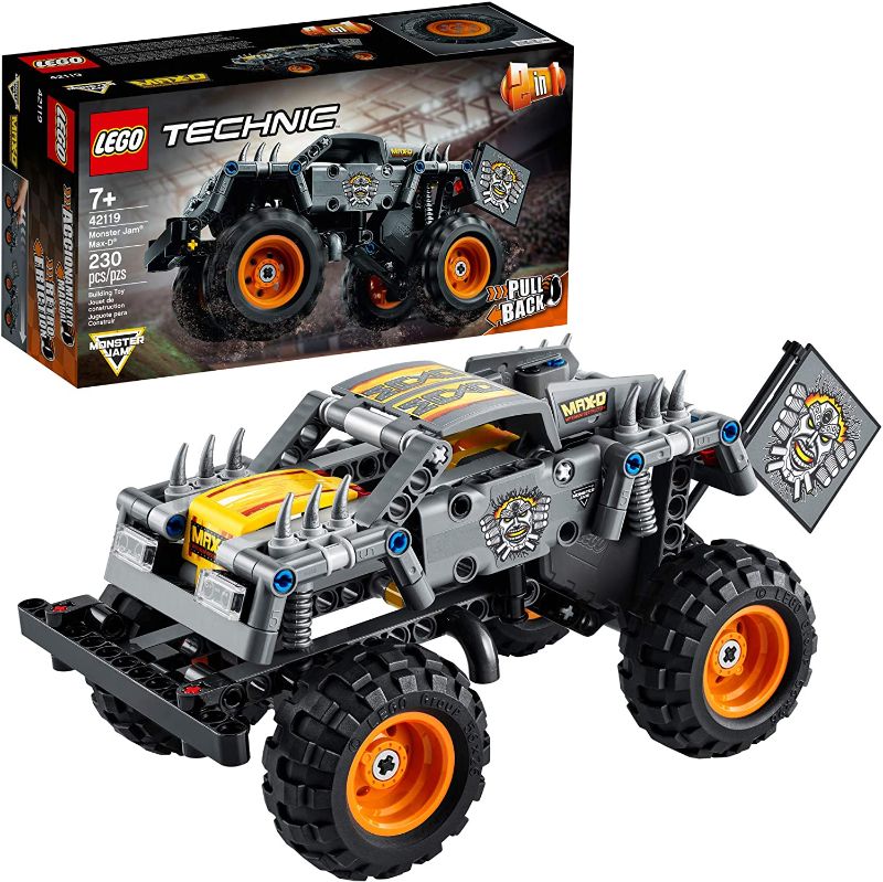 Photo 1 of LEGO Technic Monster Jam Max-D 42119 Model Building Kit for Boys and Girls Who Love Monster Truck Toys, New 2021 (230 Pieces),Multicolor
