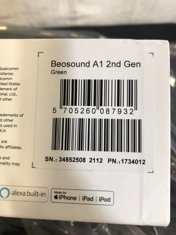 Photo 5 of BEOSOUND A1 2ND GEN Waterproof Bluetooth speaker