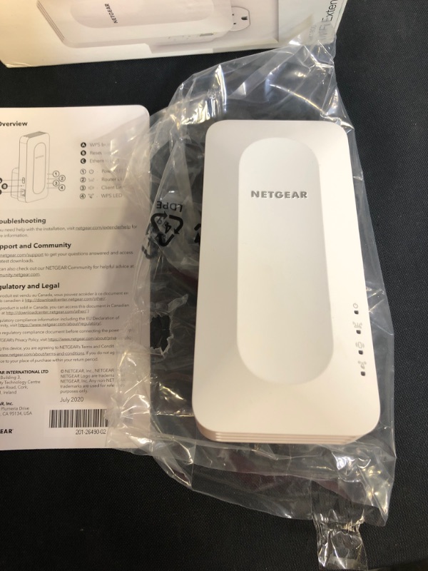 Photo 2 of NETGEAR WiFi 6 Mesh Range Extender (EAX15) - Add up to 1,500 sq. ft. and 20+ Devices with AX1800 Dual-Band Wireless Signal Booster & Repeater (up to 1.8Gbps Speed), WPA3 Security, Smart Roaming
