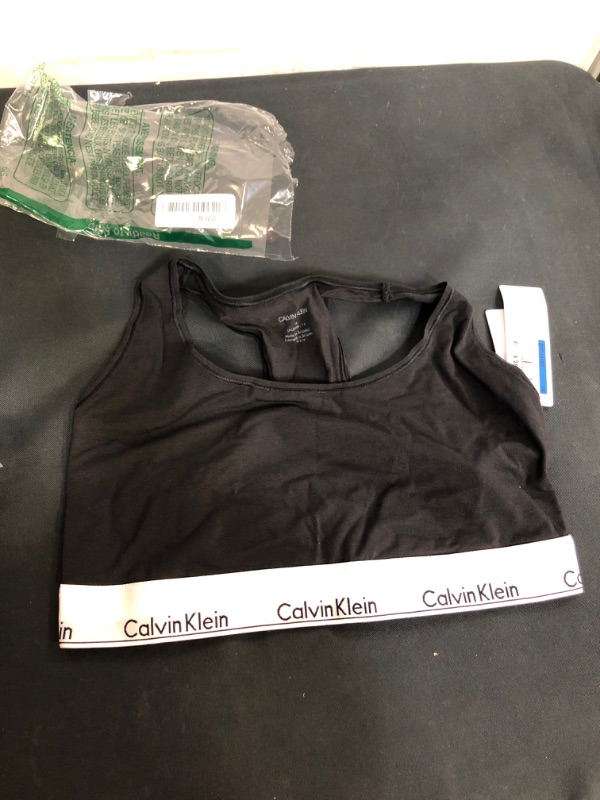 Photo 2 of Calvin Klein Women's Modern Cotton Unlined Wireless Bralette
  SIZE 1X