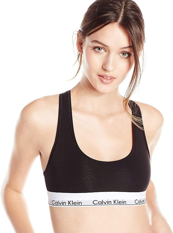 Photo 1 of Calvin Klein Women's Modern Cotton Unlined Wireless Bralette
  SIZE 1X