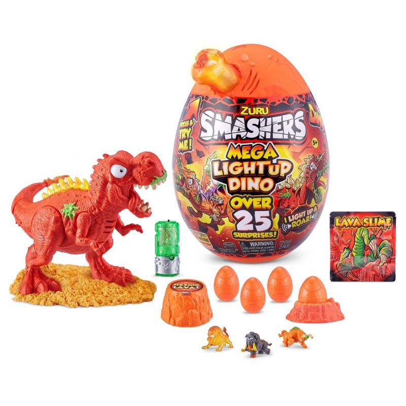 Photo 1 of Smashers Mega Light up Dino (with Over 25 Surprises!) by ZURU
