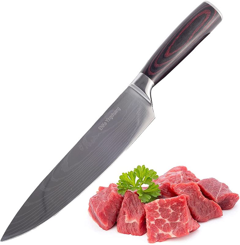 Photo 1 of Chef Knife, Pro Kitchen Knives 8 Inch Chef’s Knife?Ultra Sharp High Carbon Stainless Steel Cleaver Knife ?Ergonomic Handle, Ultra Sharp, The Best Choice for Kitchen & Restaurant

