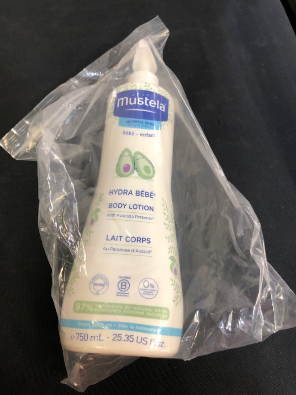 Photo 2 of Mustela Hydra Bebe Body Lotion - Daily Moisturizing Baby Lotion with Natural Avocado, Jojoba & Sunflower Oil
 EXP 11/2023