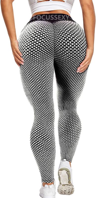 Photo 1 of Women High Waist Butt Lifting Yoga Pants Tummy Control Scrunch Booty Leggings Anti Cellulite Workout Tights SIZE L 