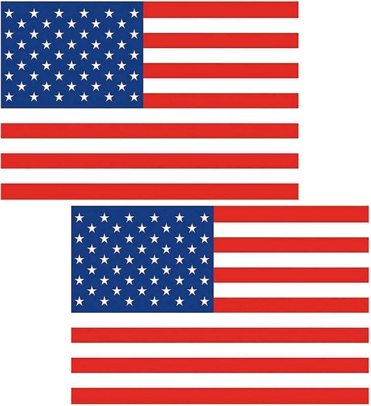 Photo 1 of 2PCS American US Flag 3x5 Ft Indoor Decoration Banner
 2 COUNT, 4 TOTAL 