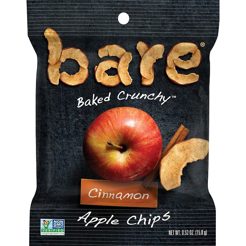 Photo 1 of Bare Baked Crunchy Apples, Cinnamon, 0.53oz (16 Count)
 EXP 06/06/22