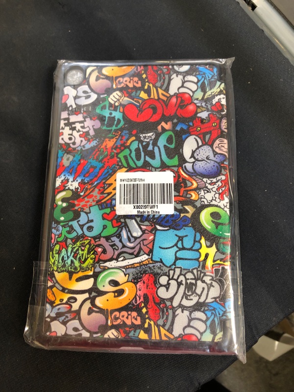 Photo 2 of Smart Case for Galaxy Tab A 8.4 2020 Model SM-T307U (LTE), Ratesell Lightweight Smart Trifold Stand Case Cover for Galaxy Tab A 8.4 (2020) Graffiti
