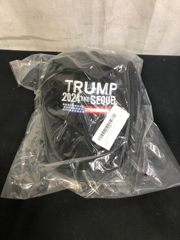 Photo 2 of Trump 2024 Hat for Men and Women with 100% Cotton Fabric and Exquisite Embroidery Black
