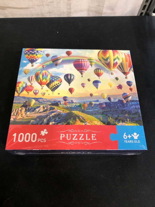 Photo 2 of Steventoys Jigsaw Puzzles for Adults Teens 1000 Piece Hot Air Balloons Puzzles Game for Family Learning Puzzles for Teens Home Decoration Birthday Gifts (27" x 20")
