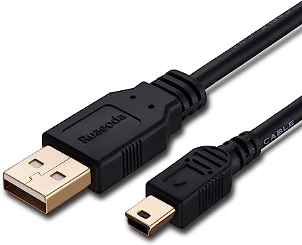 Photo 1 of Ruaeoda Mini USB Cable 50 ft, USB 2.0 Type A to Mini 5 Pin B Cable 