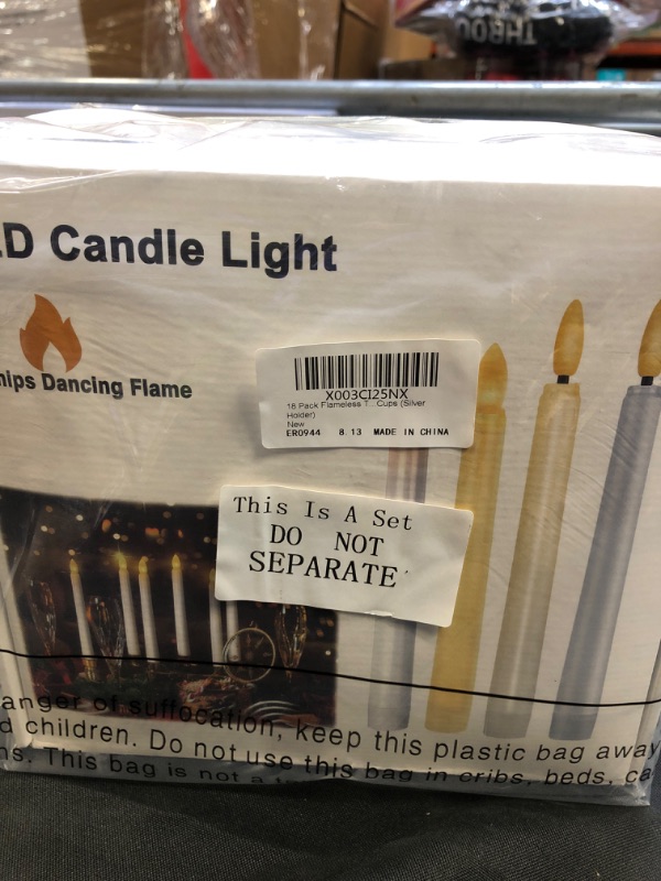 Photo 2 of 18 Pack Flameless Window Candles with Remote and Timer