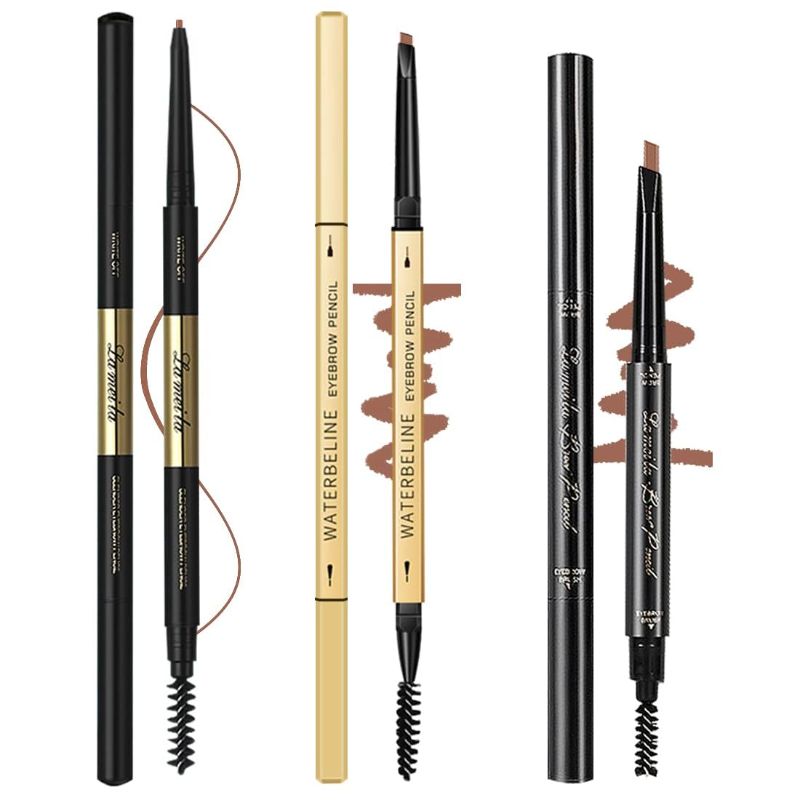 Photo 1 of 3 Different Eyebrow Pencils,Creates Natural Looking Brows Easily And Lastes All Day,3-in-1:Eyebrow Pencil *3,Light Brown