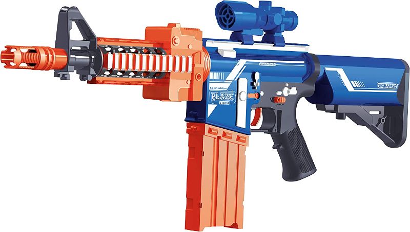 Photo 1 of Pidoko Kids Soft Foam Dart Blaster - Battery Operated Automatic Dart Gun Toy - Includes 20 Darts and Detachable Scope 
