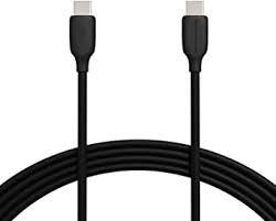 Photo 1 of 
Amazon Basics USB-C 2.0 to USB-C Cable 1 x 10ft 3m