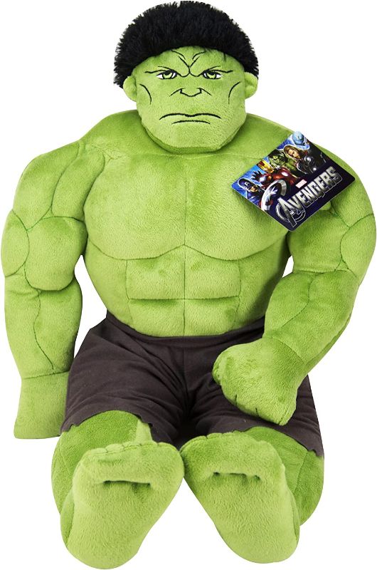 Photo 1 of Jay Franco Avengers Plush Stuffed Hulk Pillow Buddy - Super Soft Polyester Microfiber, 23 inch