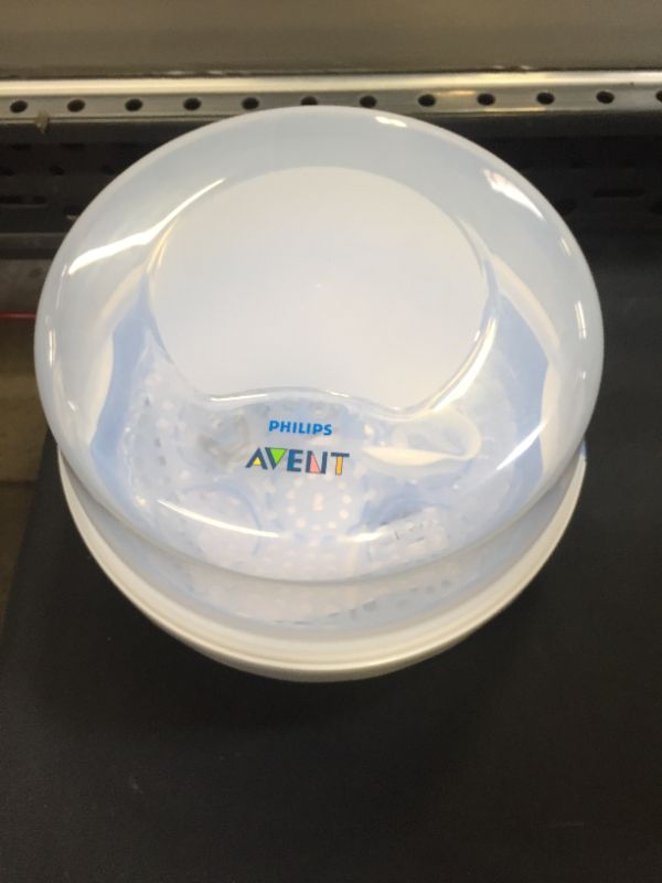 Photo 2 of Philips AVENT Microwave Steam Sterilizer for Baby Bottles, Pacifiers, Cups and More, SCF281/05
