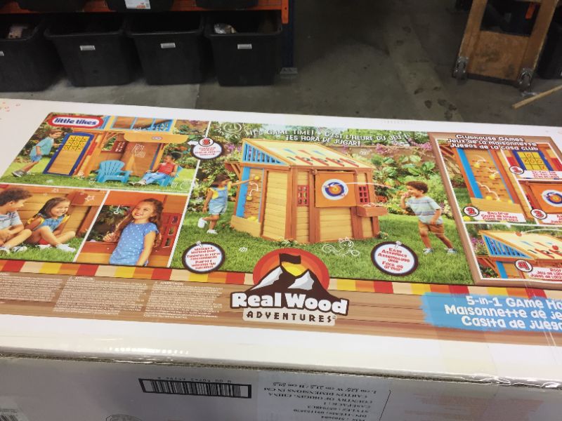 Photo 1 of Little Tikes Real Wood Adventures Game Play House (factory sealed, opened to take photos)

