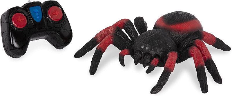 Photo 1 of Terra by Battat - RC Spider: Tarantula - Red Infrared Remote Control Spider with Creepy Led Eyes for Kids Aged 6+, Multi