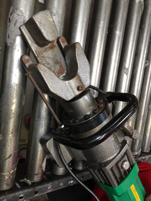 Photo 1 of Anbull 900W Electric Rebar Bender,Hydraulic Rebar Bending Maching Bending up to 5/8 Inch #5 16mm Rebar, Bending Angle 0-130 Degrees, Rebar Bending Machine with Positioning Bolt - STILL WORKS 
