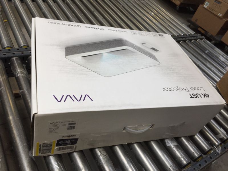 Photo 9 of VAVA - 4K UHD Smart Ultra Short Throw Laser TV Home Theater Projector - LIKE NEW 

