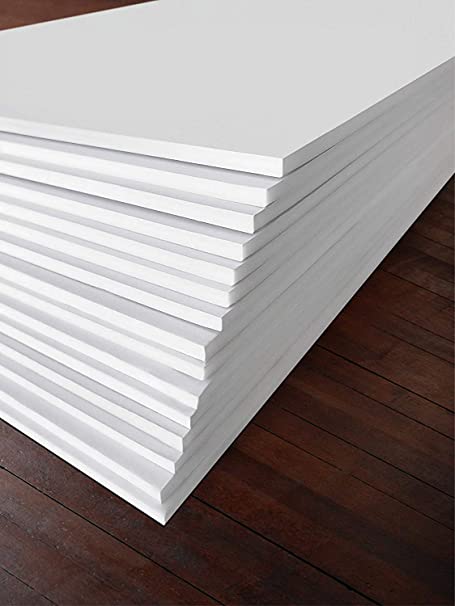 Photo 1 of Excelsis Design, Pack of 15, Foam Boards (Acid-Free), 24x36 Inches (Many, 3/16 Inch Thick Mat, White with White Core (Foam Core Backing Boards, Double-Sided Sheet)
