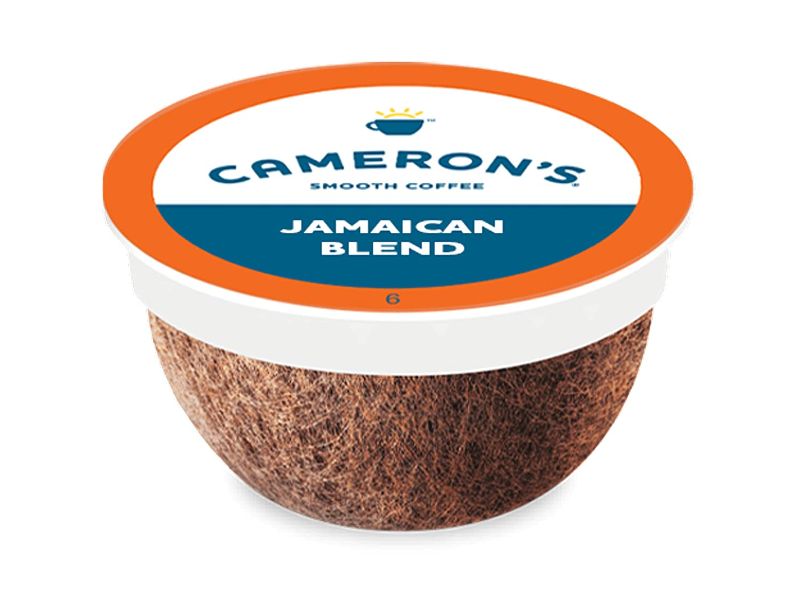 Photo 1 of Cameron's Coffee Single Serve Pods, Jamaican Blend, 12 Count (Pack of 2) exp 06/18/2022
