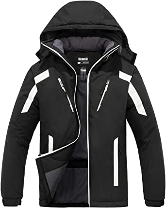 Photo 1 of Skieer Men's Waterproof Ski Jacket Winter Snow Coat Windproof Snowboarding Jackets Warm Raincoat
XL