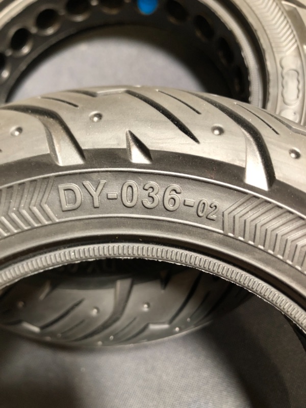 Photo 1 of AlveyTech Solid 10"x 2.50" Tire with DY-036-01 Tread for The Ninebot Max G30 Scooter 2 TIRES.
