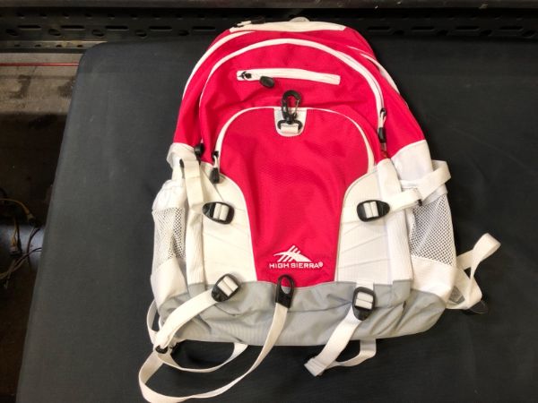 Photo 1 of High Sierra Loop Backpack Pink Punch/White/Ash
