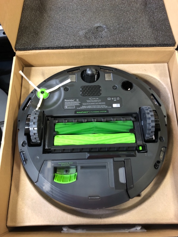 Photo 6 of iRobot Roomba i6+ (6550) Robot Vacuum with Automatic Dirt Disposal-Empties Itself for up to 60 Days, Wi-Fi Connected, Works with Alexa, Carpets, + Smart Mapping Upgrade - Clean & Schedule by Room
