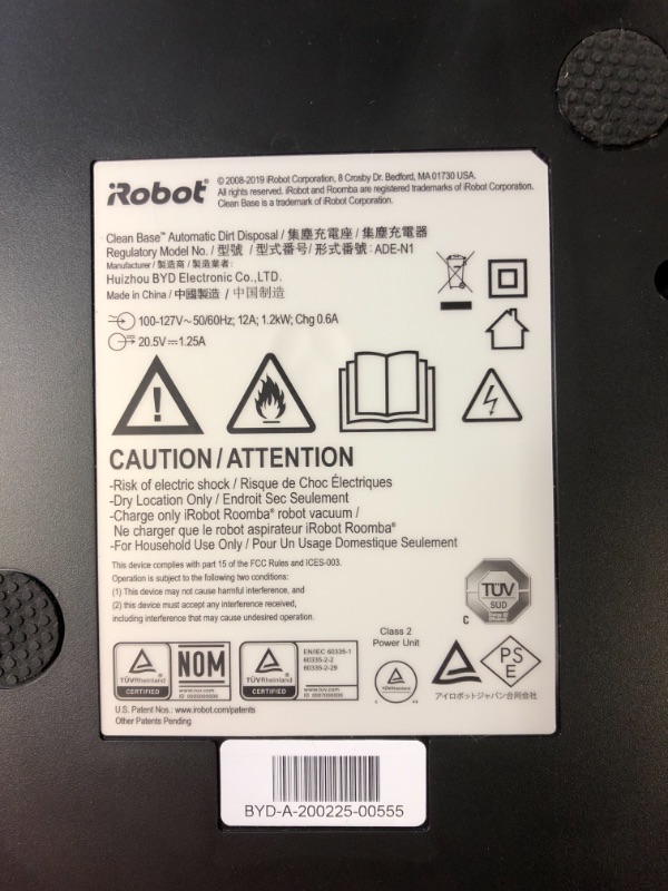 Photo 9 of iRobot Roomba i6+ (6550) Robot Vacuum with Automatic Dirt Disposal ---PARTS ONLY 
