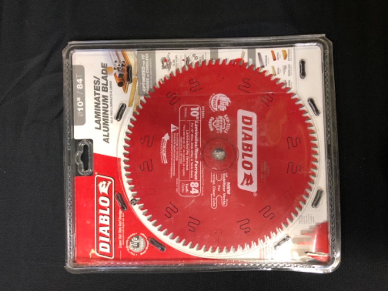 Photo 2 of 10 in. x 84-Tooth Laminate/Aluminum/Plastics Circular Saw Blade
