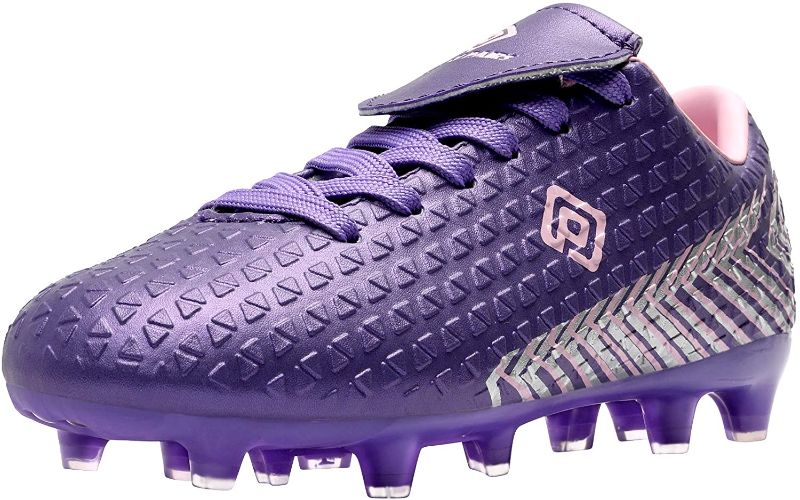 Photo 1 of DREAM PAIRS Boys Girls Outdoor Soccer Cleats Football Shoes
size 5 