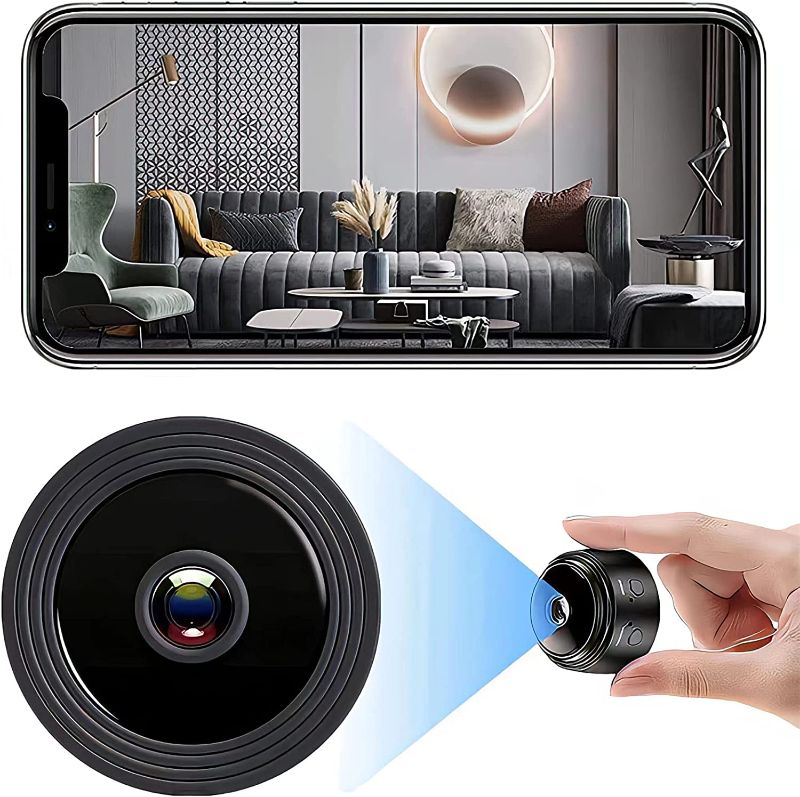 Photo 1 of [ 2022 Upgraded] Phone APP - Small Security Camera, IP Camera 1080P HD, WiFi Home Indoor Camera for Baby/Pet/Nanny, Motion Detection
