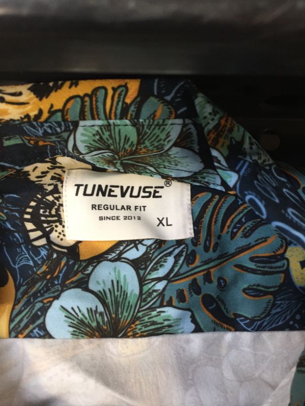 Photo 3 of TUNEVUSE Mens Hawaiian Shirts and Shorts Set 2 Pieces Tropical Outfit Flower Print Button Down Beach Suit with Bucket Hats
Size: XL