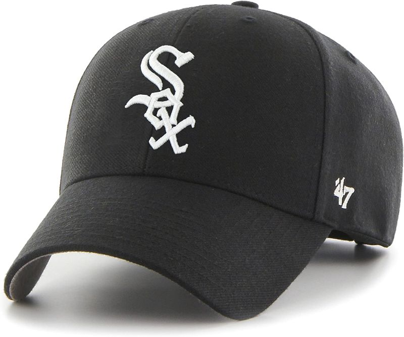 Photo 1 of '47 Chicago White Sox MVP Adjustable Black Hat
