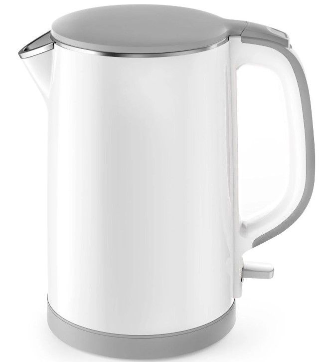 Photo 1 of Electric Kettle, Miroco 1.5L Double Wall 100% Stainless Steel BPA-Free Cool Touch Tea Kettle with Overheating Protection, Cordless with Auto Shut-Off
