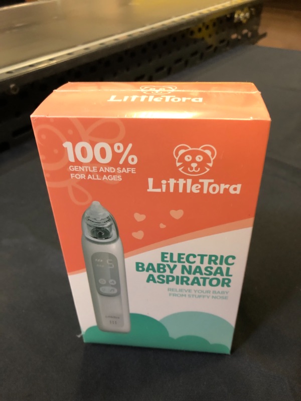 Photo 2 of LitteTora Rechargeable Baby Nasal Aspirator - Electric Nose Sucker Baby Nose Cleaner - Toddlers Booger Mucus Sucker - Baby Vac Nasal Aspirator - Infan - sealed 
