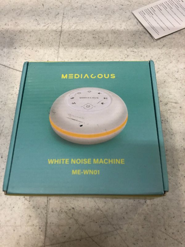 Photo 1 of MEDIACOUS WHITE NOISE MACHINE 