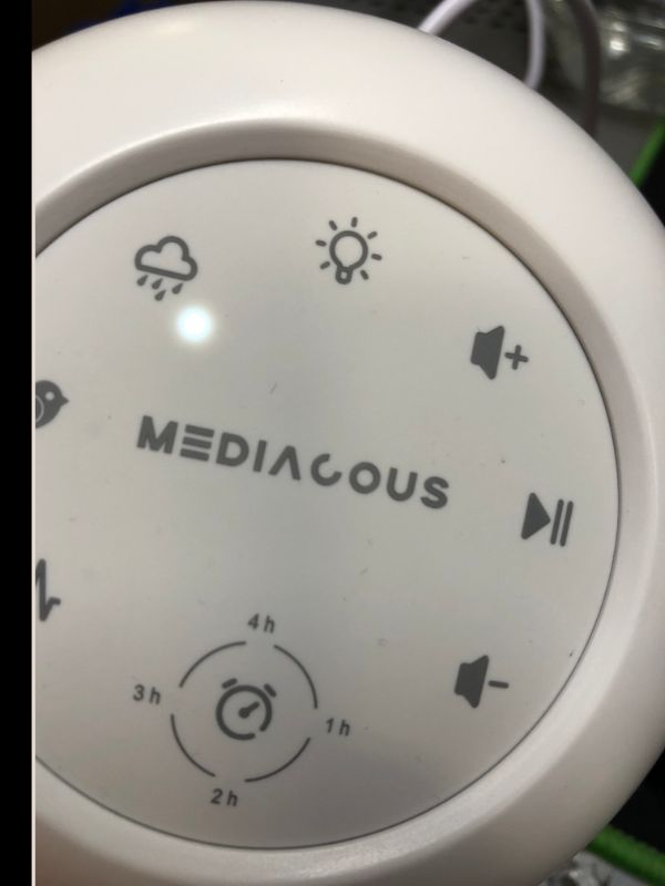 Photo 1 of MEDIACOUS WHITE NOISE MACHINE 